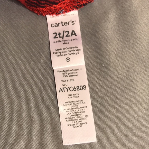 Carter's Toddler 2Pc Check Fleece PJs, 2T, NEW! - Picture 16 of 16